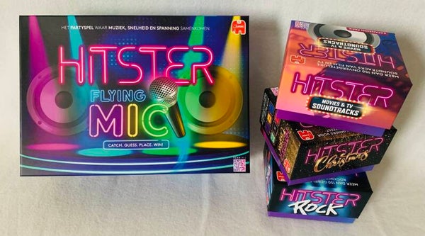 HITSTER Muziekbundel – Flying Mic, Movies & TV Soundtracks, Rock & Christmas - Jumbo