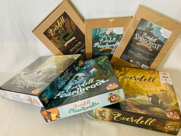 Everdell Bundel - Basisspel / Spirecrest / Pearlbrook & upgrades