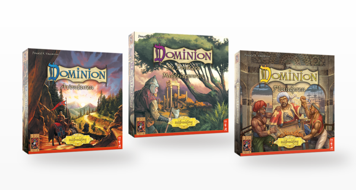 Dominion Uitbreidingen Bundel – Avonturen, De Donkere Middeleeuwen & Plunderen | 999 Games