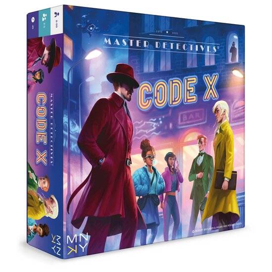 Master Detective Code X Bordspel