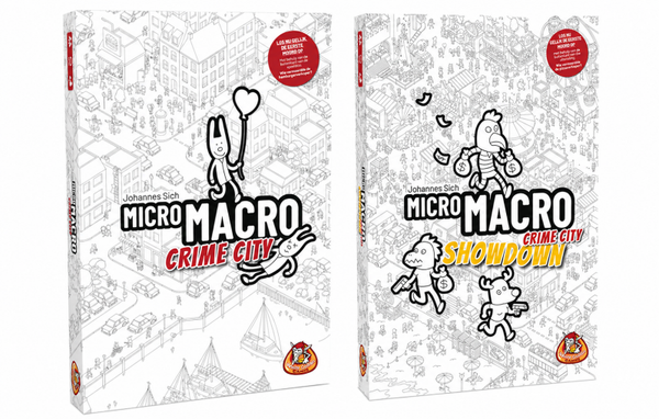 MicroMacro Crime City en Show Down - Bordspel White Goblin Games