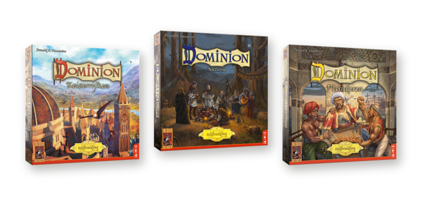 Dominion Uitbreidingen Bundel – Keizerrijken, Nocturne & Plunderen | 999 Games