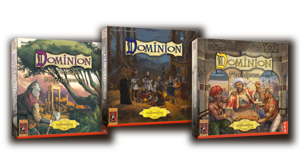 Dominion Uitbreidingen Bundel – De Donkere Middeleeuwen, Nocturne & Plunderen | 999 Games