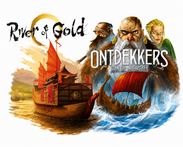 Bordspelbundel River of Gold & Ontdekkers van de Noordzee - White Goblin Games