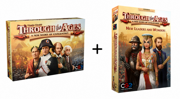 Trough the ages : A New Story of Civilization + New Leaders and Wonders