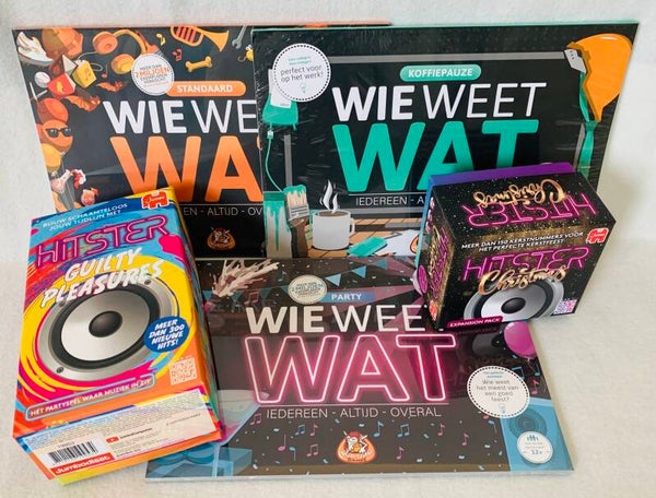 Wie Weet Wat Standaard - Party - Koffiepauze & Hitster Christmas - Guilty