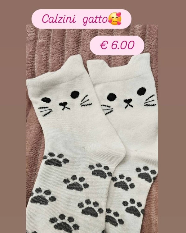 Calzini gatto Bianco