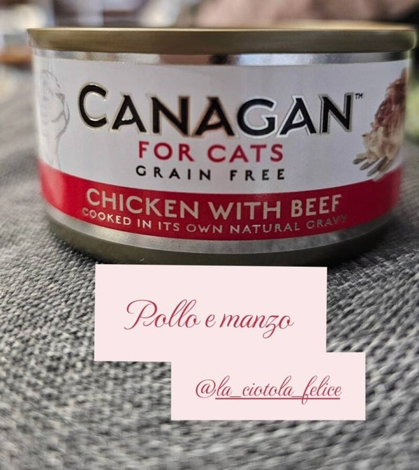 Canagan pollo e manzo