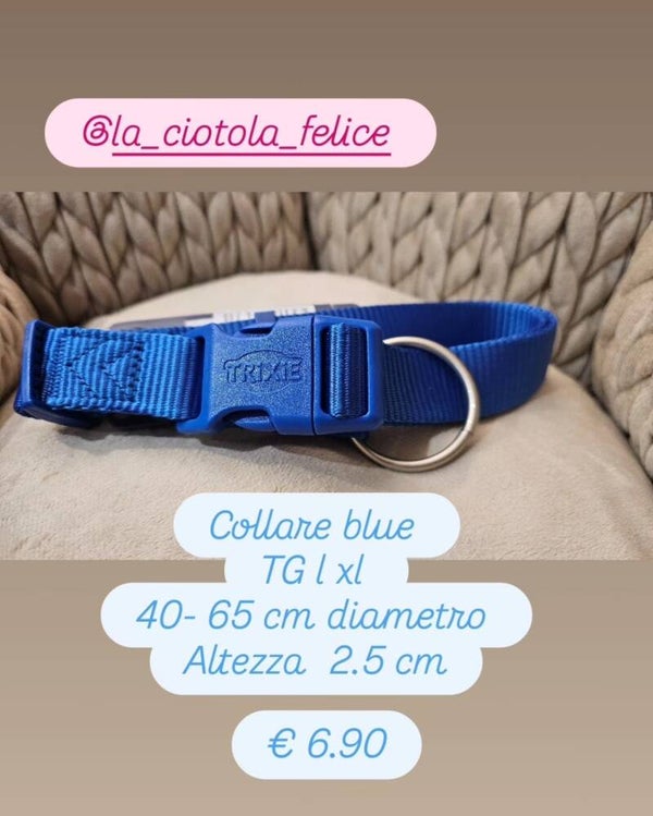 Collare Blue tg L xL
