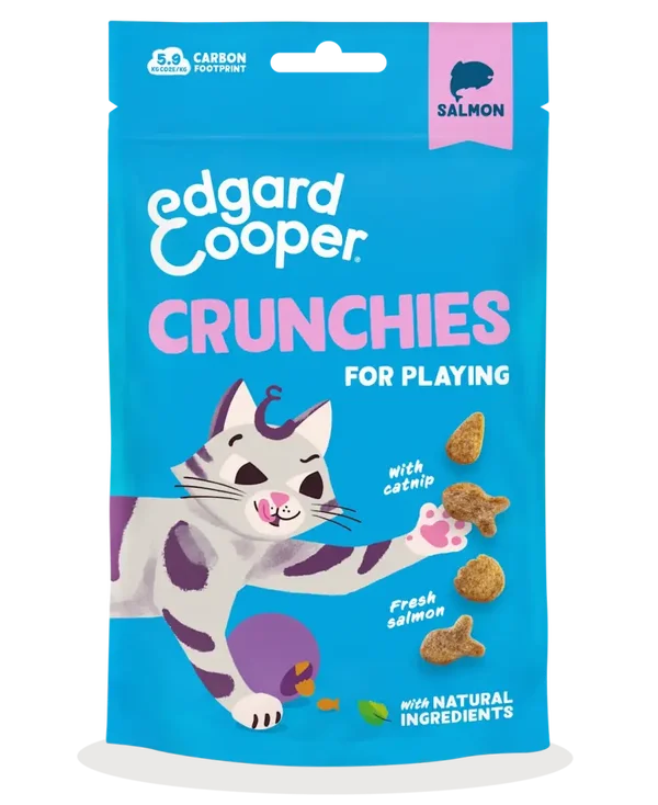 Biscottini al salmone con cat nip Crunchies