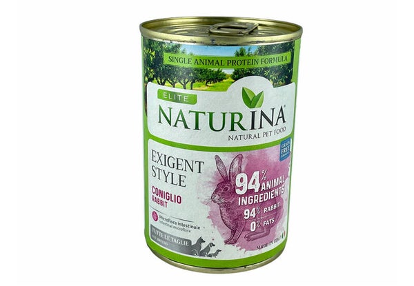 Naturina cruelty free 400 gr Coniglio