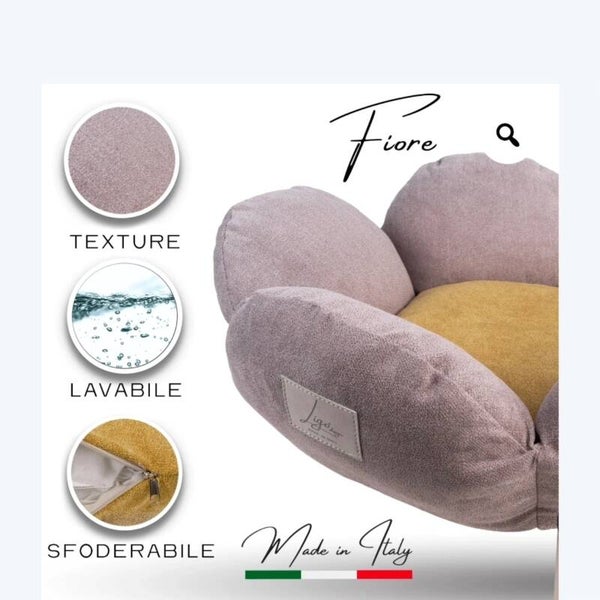 deliziosa cuccetta fiore lilla giallo