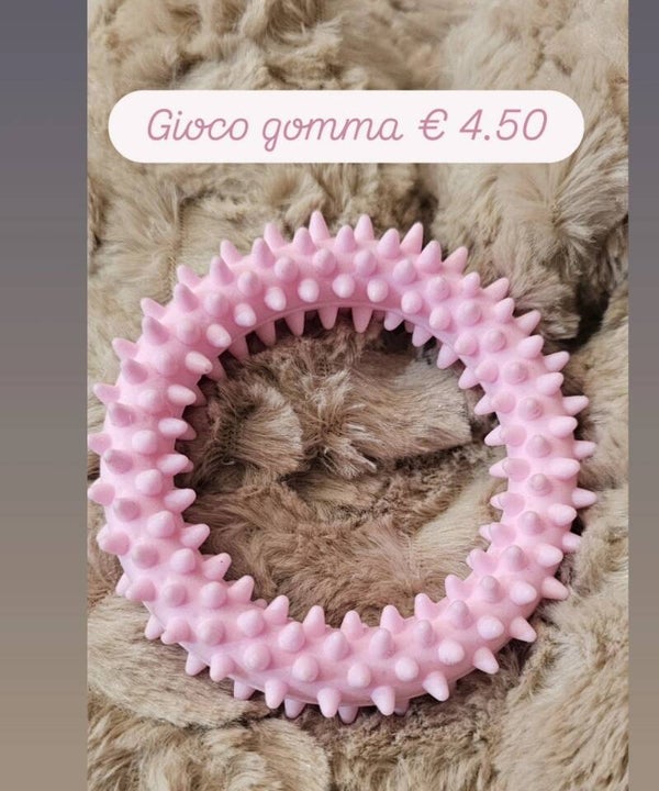 Gioco gomma rosa