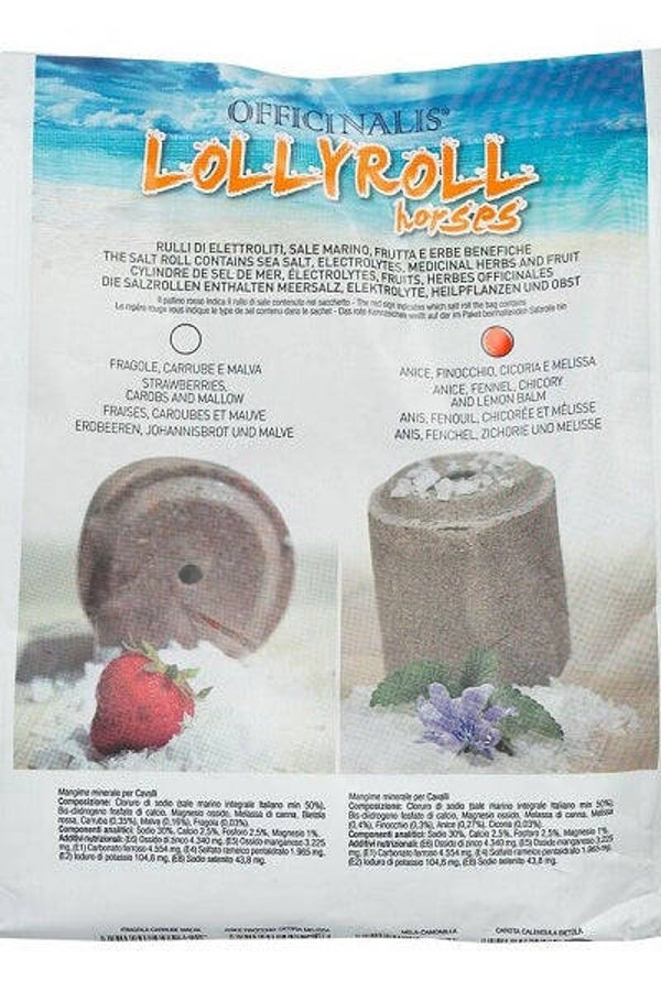 LollyRoll sale per cavalli  mele e camomilla