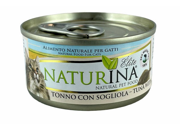 Cibo umido per gatti cruelty free tonno e sogliola