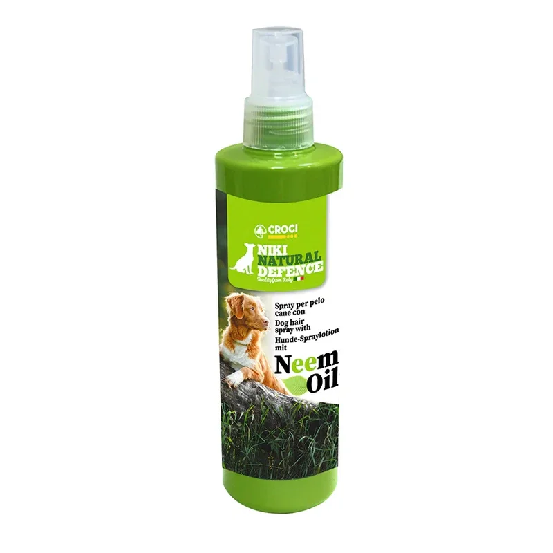 Natural Defence spray per pelo per cani all'olio di Neem