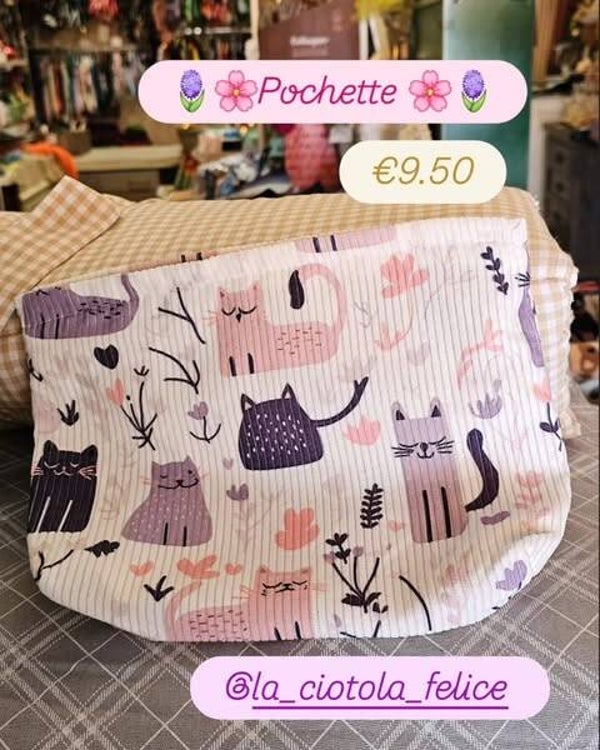 deliziosa pochette gatti