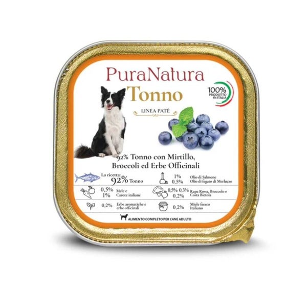Alimento Naturale 150 gr con 92% di tonno formato 150 gr