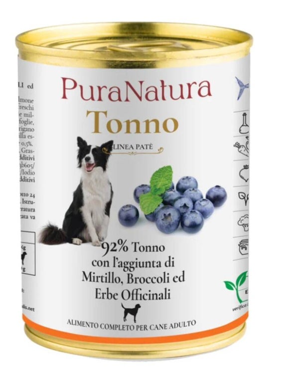 Alimento completo con 92% di tonno 400 gr