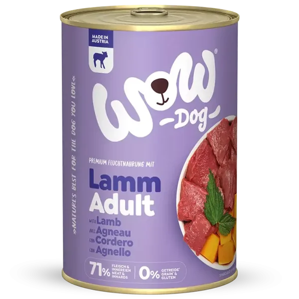Cibo umido per cani Adulto agnello con zucca e ortica 400 gr