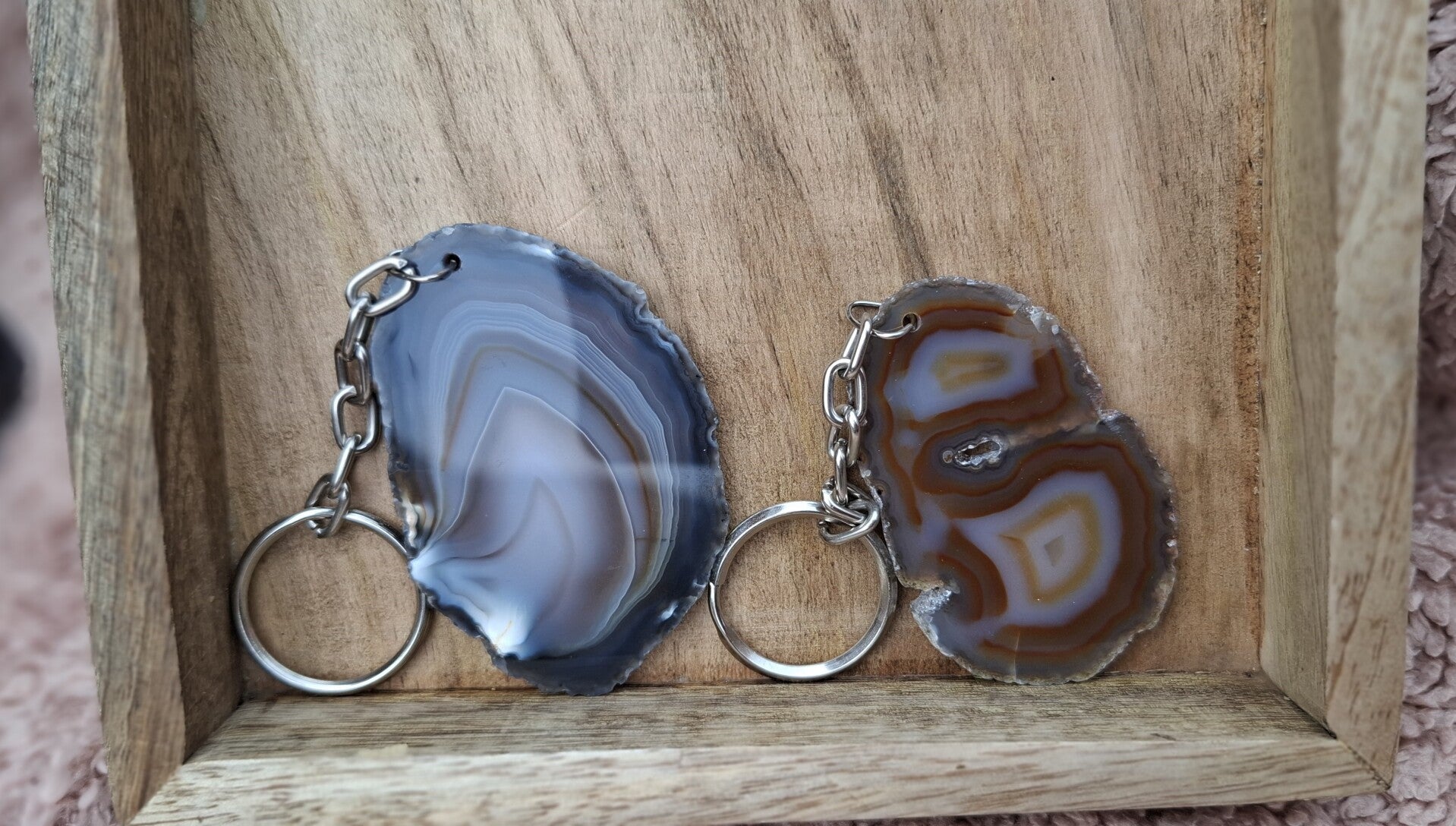 Sleutelhanger agaat