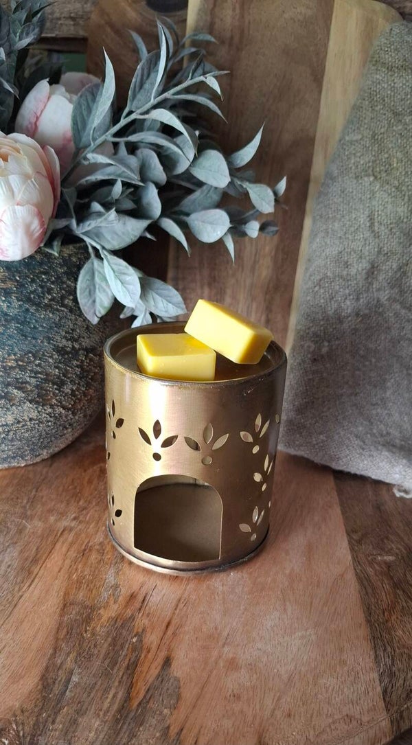 "Flower" gouden geurbrander 9,5cm