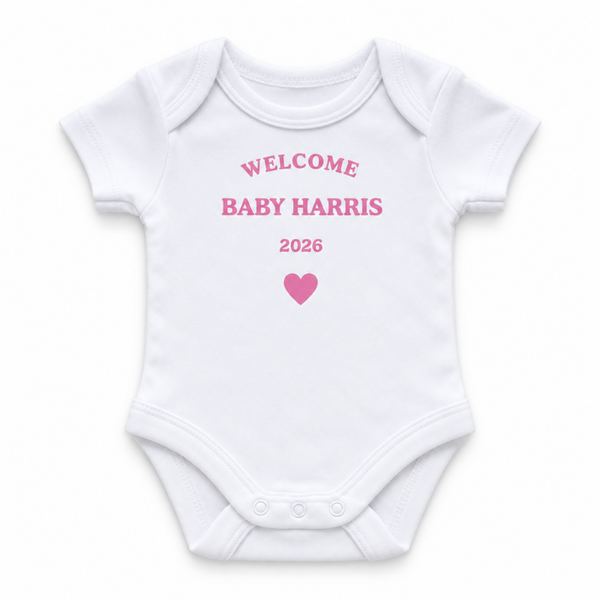 Welcome Baby 2026  (Made to Order)