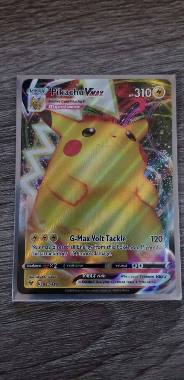 rare Pickachu Vmax
