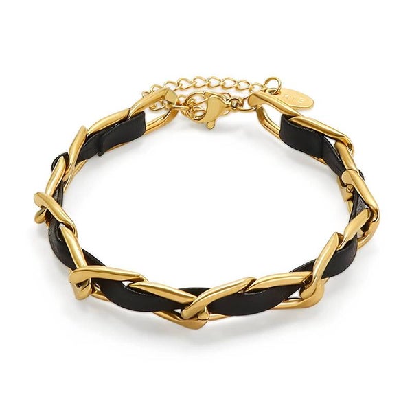 Bracelet, 18K Gold Plated Steel 87307