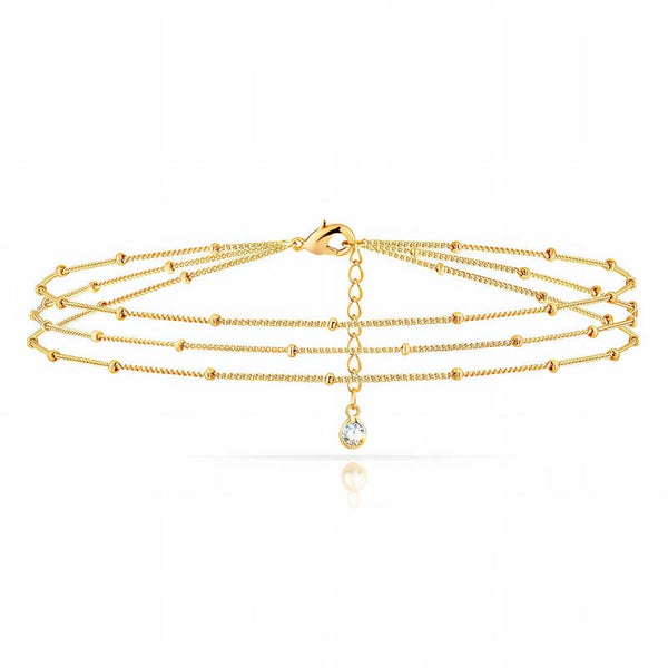 Bracelet, 18K Gold Plated Steel 87140