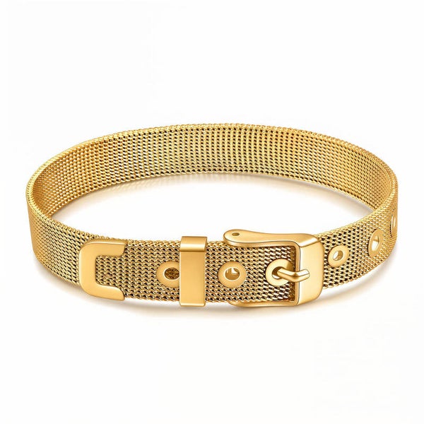 Bracelet, 18K Gold Plated Steel 87418