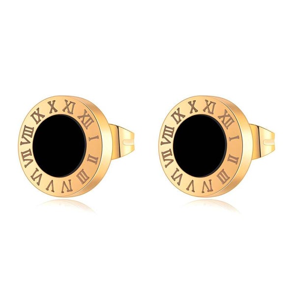Earrings, 18K Gold Plated Steel 87721
