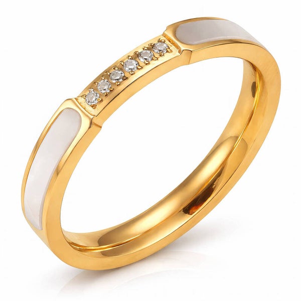 Ring, 18K Gold Plated Steel 87742