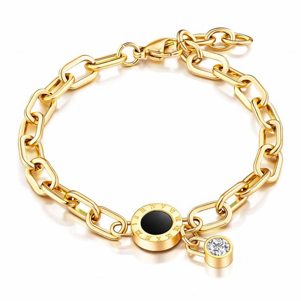 Bracelet, 18K Gold Plated Steel 87763