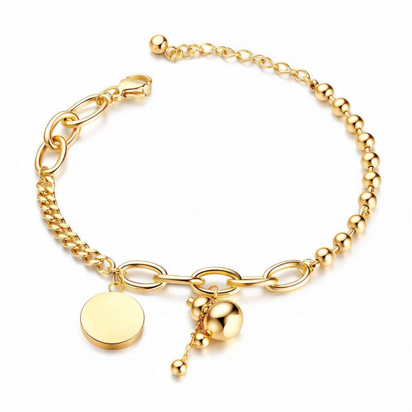 Bracelet, 18K Gold Plated Steel 88126