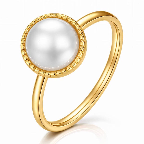 Ring, 18K Gold Plated Steel 88176