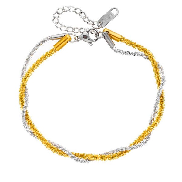 Bracelet, 18K Gold Plated Steel 88359