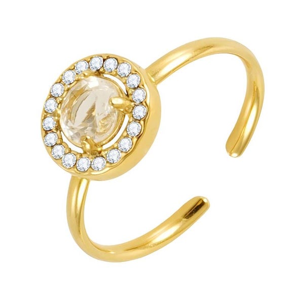 Ring, 18K Gold Plated Steel 89188