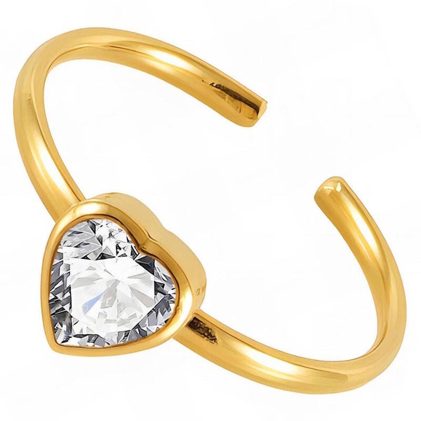 Ring, 18K Gold Plated Steel 89351