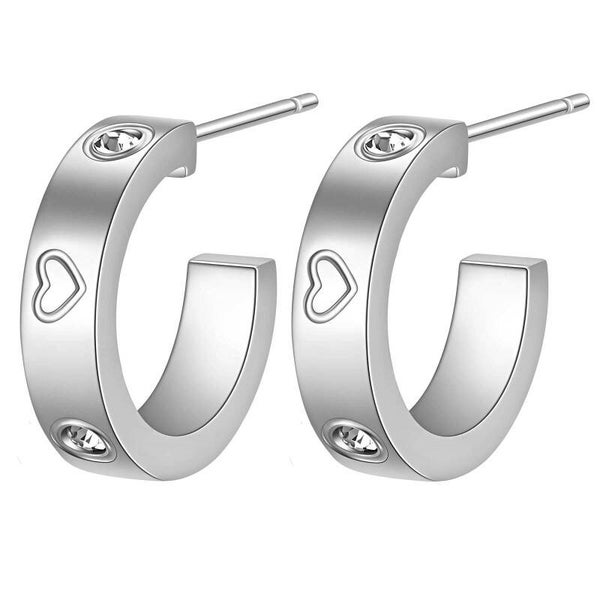 Earrings, Stainless Steel 89425