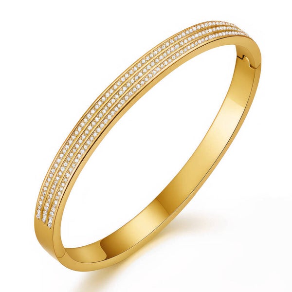 Bracelet, 18K Gold Plated Steel 89646