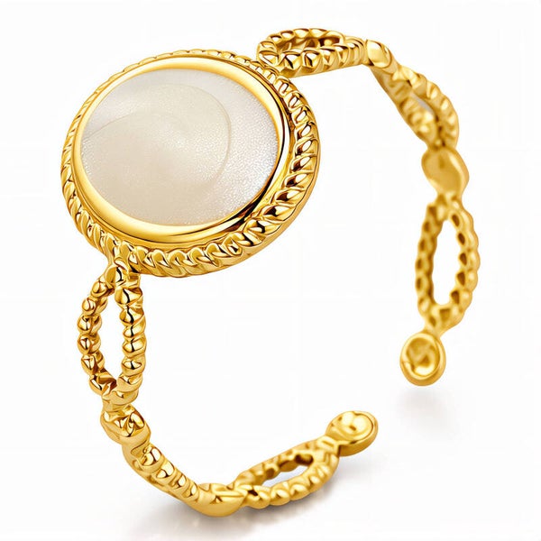 Ring, 18K Gold Plated Steel 89705
