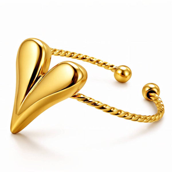 Ring, 18K Gold Plated Steel 90109