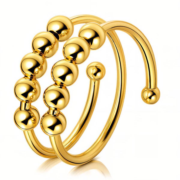 Ring, 18K Gold Plated Steel 90170