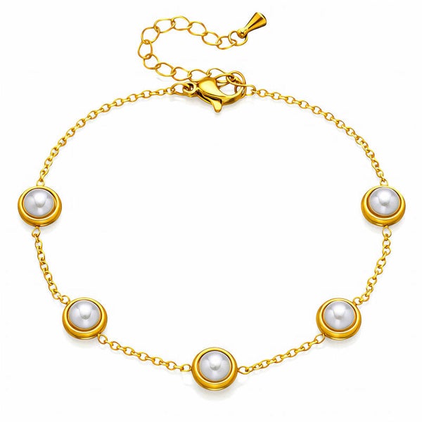 Bracelet, 18K Gold Plated Steel 90252