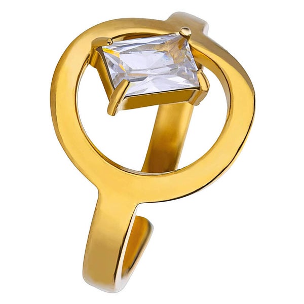 Ring, 18K Gold Plated Steel 90511