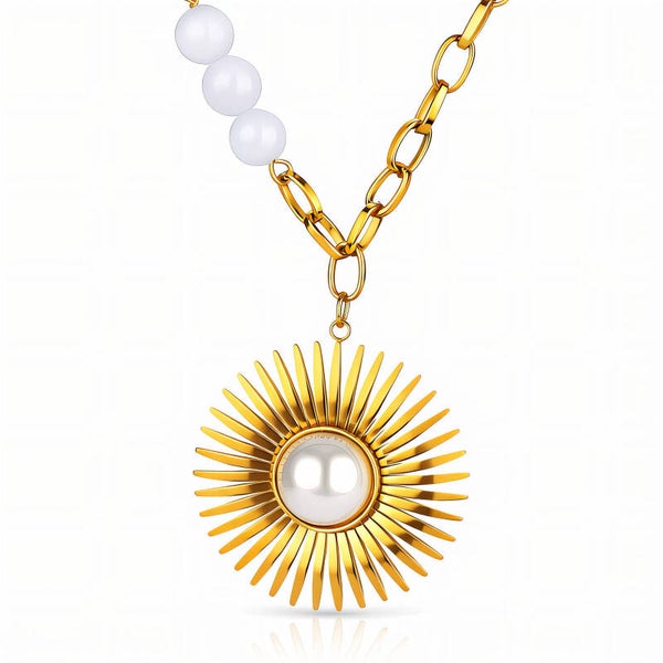 Necklace, 18K Gold Plated Steel 90551