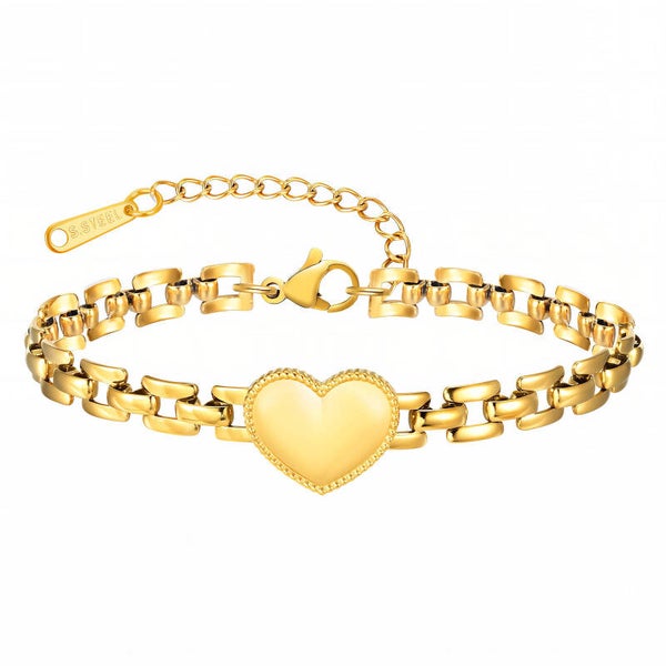 Bracelet, 18K Gold Plated Steel 91292