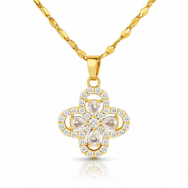 Necklace, 18K Gold Plated Steel 91403