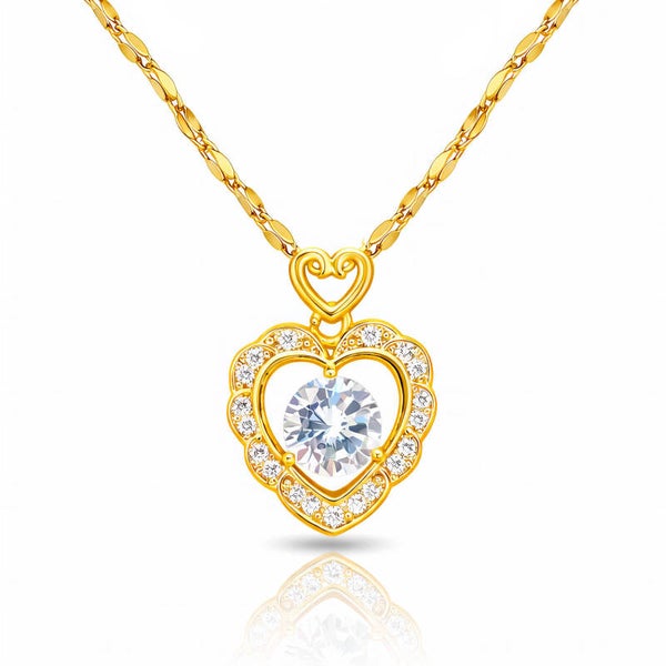 Necklace, 18K Gold Plated Steel 91408